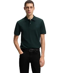 Boss by Hugo Men's Cotton Pique Pallas Logo Polo Shirt