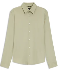 Boss by Hugo Men's Structured Performance-Stretch Slim-Fit Dress Shirt