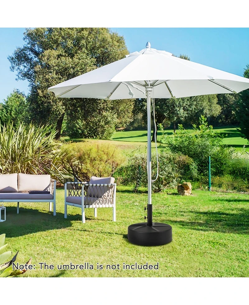 Gouun Fillable Patio Umbrella Base with 88 lb Capacity