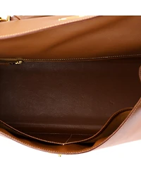 Pre-Owned Hermes Kelly 35 Handbag Brown Courchevel with Gold Hardware