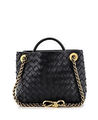Pre-Owned Bottega Veneta Small Andiamo Chain Top Handle Bag Intrecciato Nappa