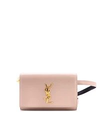 Pre-Owned Saint Laurent Mini Classic Monogram Kate Belt Bag Leather