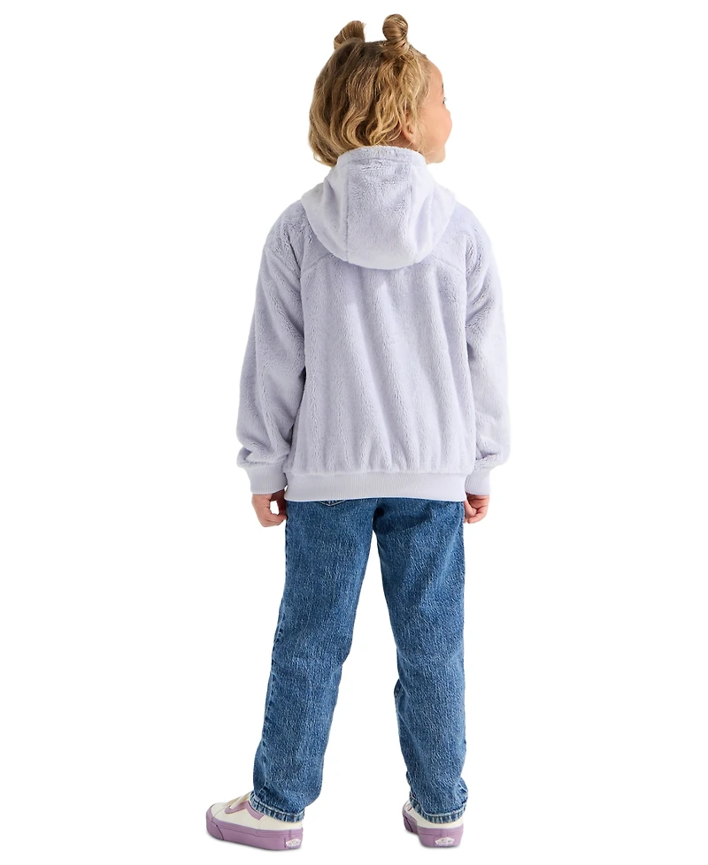The North Face Boys' and Girls' 2T-7 Osito Reversible Full-Zip Hooded Fleece Jacket