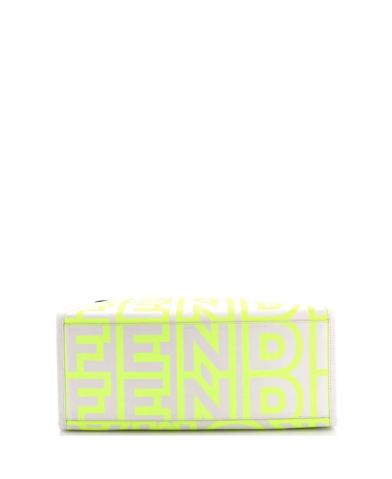Pre-Owned Fendi Medium x Marc Jacobs Sunshine Shopper Tote Printed Leather