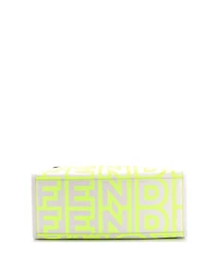 Pre-Owned Fendi Medium x Marc Jacobs Sunshine Shopper Tote Printed Leather