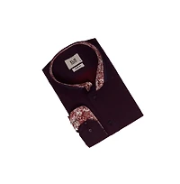 Elie Balleh Men's Slim Fit Trendy Button-Down Shirt