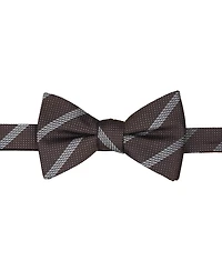 Alfani Men's Clyde Stripe Pre-Tied Bow Tie and Pocket Square, 2-Piece Set