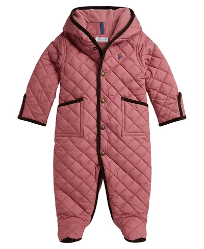 Polo Ralph Lauren Baby Boys' One-Piece Hooded Snowsuit