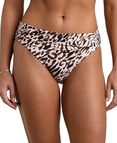La Blanca Women's Fierce Territory Moderate Coverage Pull-On Hipster Swim Bottoms