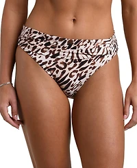 La Blanca Women's Fierce Territory Moderate Coverage Pull-On Hipster Swim Bottoms