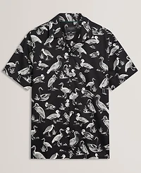 Ted Baker Men's Yamal Regular Duck Print Shirt