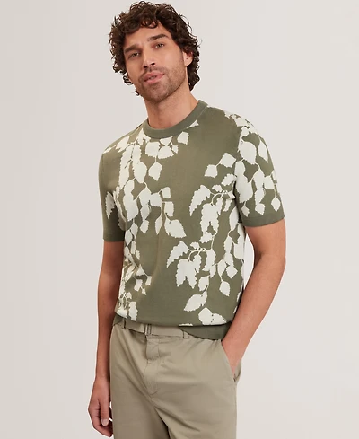 Ted Baker Men's Alddat Leaf Knitted T-Shirt