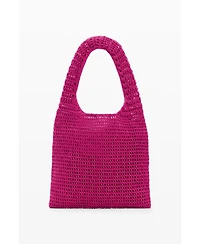 Desigual Women's Crochet Bag with Flowers