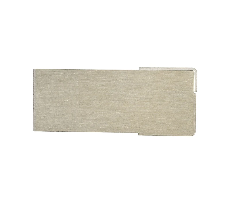 Bernhardt Arcadia 60" Oak & Raffia Wire-Brushed Clay Desk