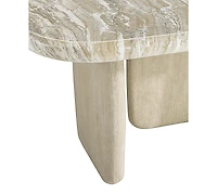 Bernhardt Arcadia 30" Wood Oval Dining Table