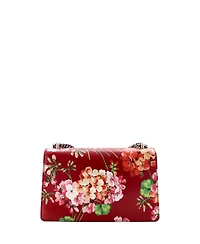 Pre-Owned Gucci Small Dionysus Bag Blooms Print Leather
