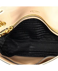 Pre-Owned Prada Small Pattina Flap Shoulder Bag Saffiano Leather