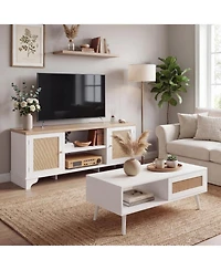 homfan Living Room Table Set of 2