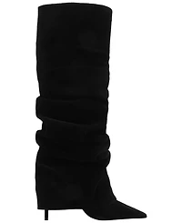 Schutz Women's Mikki Up Cloak Heeled Dress Boots