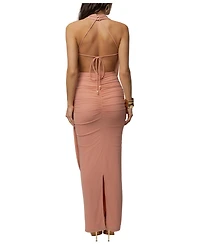 Jluxlabel Women's Alaina Plunge Maxi Dress