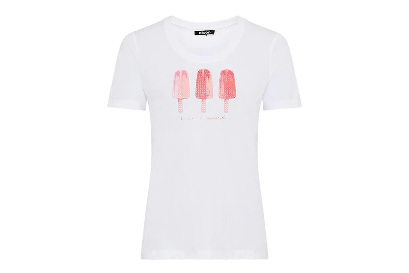 Olsen Women's Ice Pop Print T-Shirt
