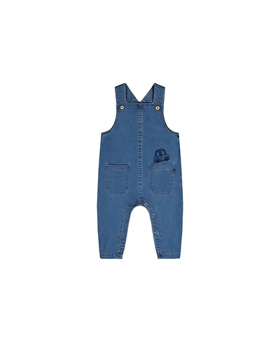 Deux par Baby Boy 3M- 24M French Terry Denim Overall