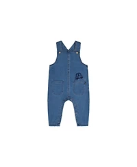 Deux par Baby Boy 3M- 24M French Terry Denim Overall
