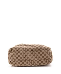 Pre-Owned Gucci Medium Sukey Tote Gg Canvas with Leather