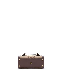 Pre-Owned Gucci Mini Diana Nm Bamboo Handle Tote Jumbo Gg Canvas