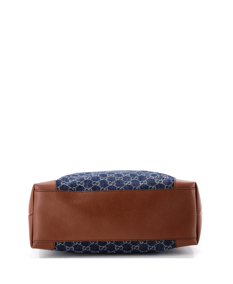 Pre-Owned Gucci Medium Ophidia Shopping Tote Gg Denim