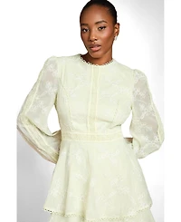 Coast Women's Long Sleeve Lace Midi Dress