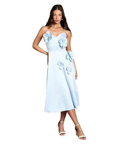 Coast Women's Corsage Detail Satin Midi Dress