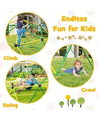 Gouun 10 Foot Geometric Dome Climber with Eva Swing and 800 Lb Load Capacity