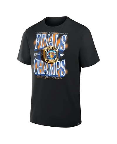 Fanatics Men's Black New York Knicks 2026 Nba Finals Champions Ring T-Shirt