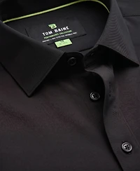 Tom Baine Men's Performance Stretch Solid Button Down Shirt
