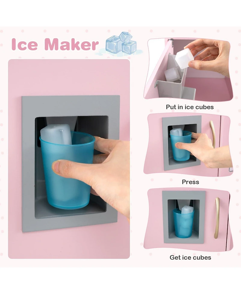 Mecale Toddler Pretend Play Kitchen For Boys And Girls 3-6 Years Old