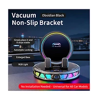 Artudatech 15W Wireless Car Charger - Auto-Clamping, 360degree(s) Rotation and Rgb Light