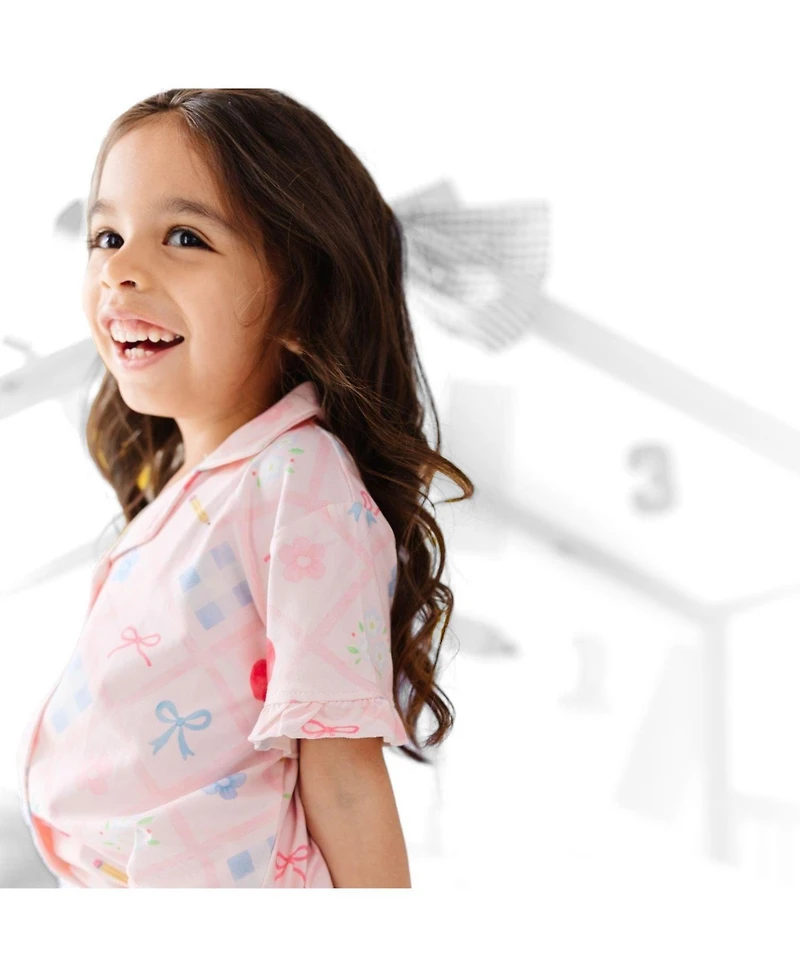 Sweet Wink Toddler Girls Back To School Trellis Lounge Set