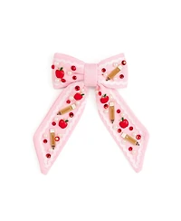 Sweet Wink Little and Big Girls Apple Gemstone Bow Clip