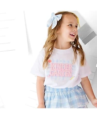 Sweet Wink Toddler Girls Kindergarten Pearl Patch Short Sleeve T-Shirt