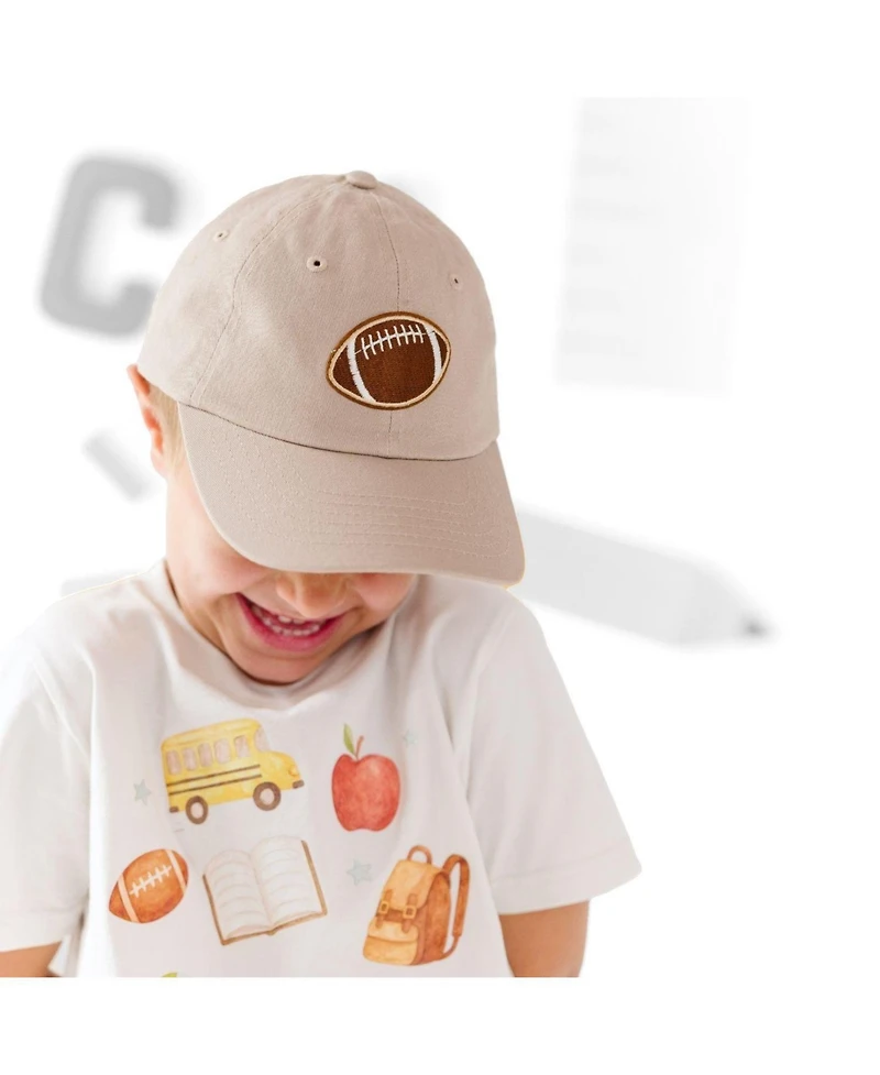 Sweet Wink Boys Football Patch Baseball Hat