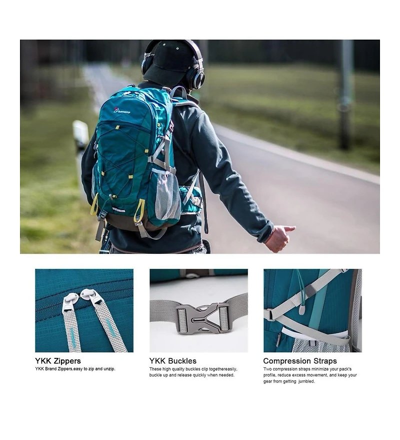 Mountaintop 40 Liter Hiking Backpack Lightweight Travel Backpack for Men Women Outdoor Backpacking Camping