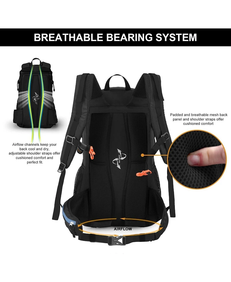 Mountaintop 40 Liter Hiking Backpack Lightweight Travel Backpack for Men Women Outdoor Camping Backpacking