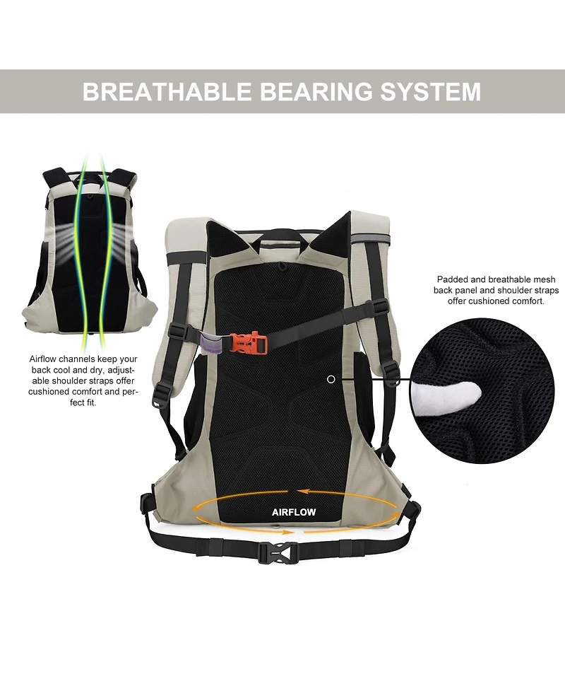 Mountaintop Hiking Backpack 35 Liter Travel Backpack Lightweight Daypack for Men Women Outdoor Camping