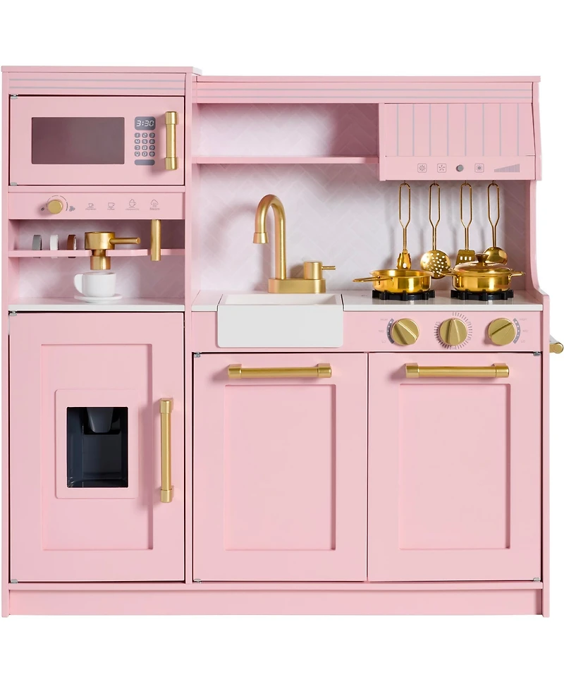 Best Choice Products Pretend Play Kitchen with Espresso Machine