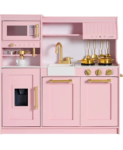 Best Choice Products Pretend Play Kitchen with Espresso Machine