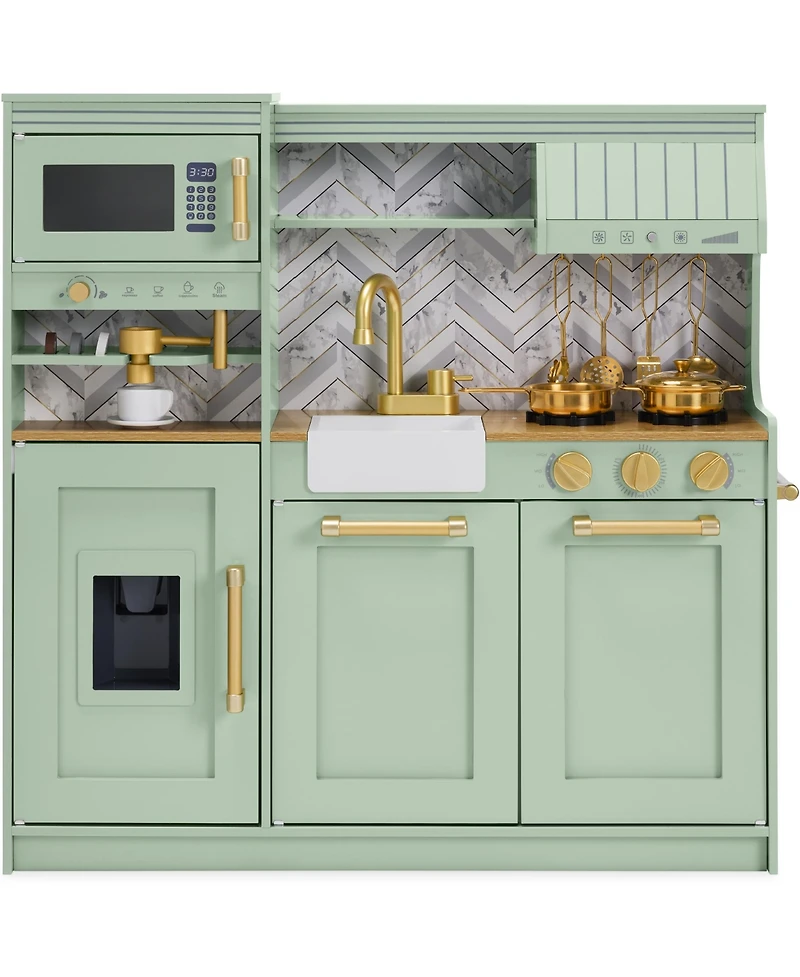 Best Choice Products Pretend Play Kitchen with Espresso Machine