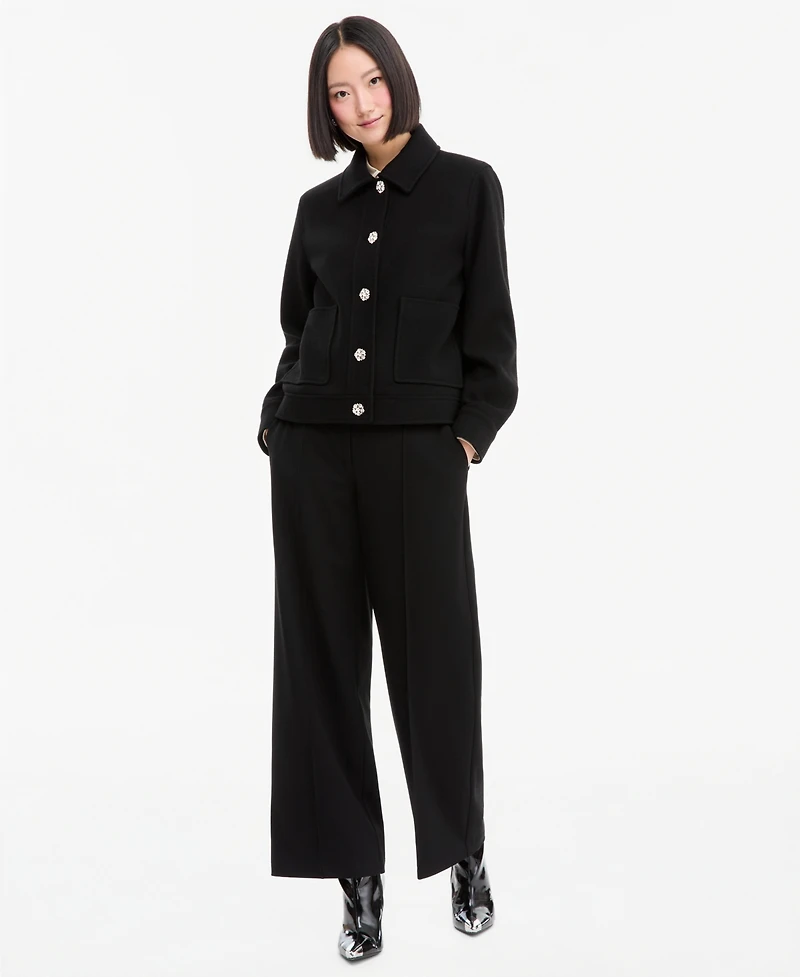 CeCe Women's Jewel Button Lady Work Jacket