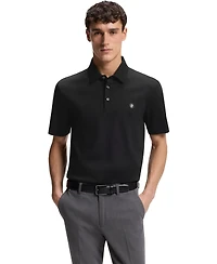 Boss by Hugo Men's Double B Monogram Mercerized-Cotton Polo Shirt