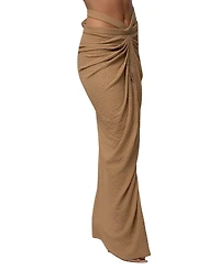 Jluxlabel Women's Cabana Slit Maxi Skirt